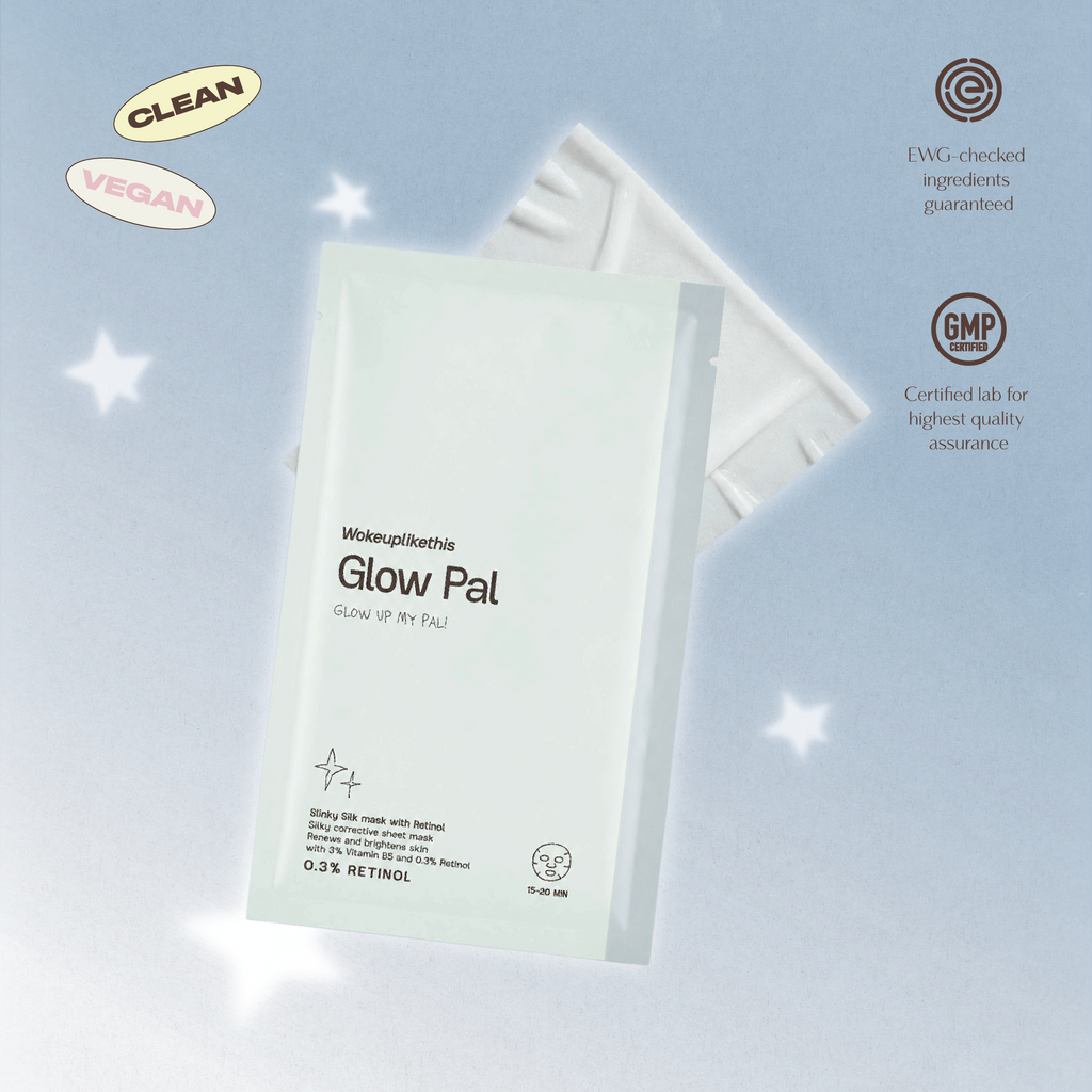 GLOW PAL 絲滑綢緞A醇面膜(Retinol Mask) | WULT Beauty – Woke Up