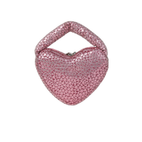 〖WULTMAS X Affection BLVD〗Marshmallow Heart Clutch in Pink Toblerone