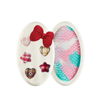 HAUM 隨行造型梳配梳扣 Travel Comb Set (with 6 Charms)