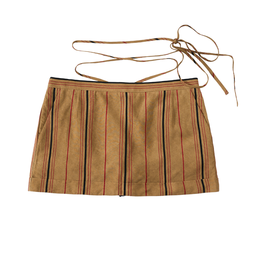 〖WULTMAS X Affection BLVD〗Woody Mini Skirt  (S / M)