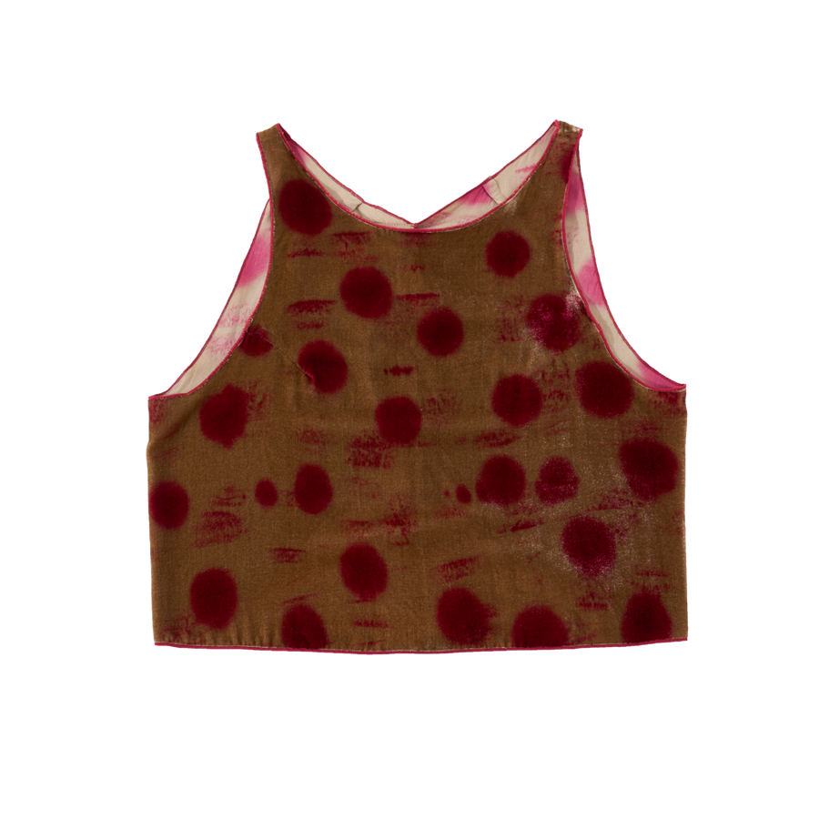 〖WULTMAS X Affection BLVD〗Susu Velvet Split Tank (S / M)