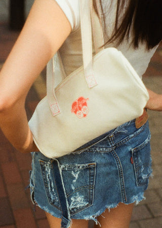 【Clearance】BETTER TOGETHER Cherries Barrel Shoulder Bag