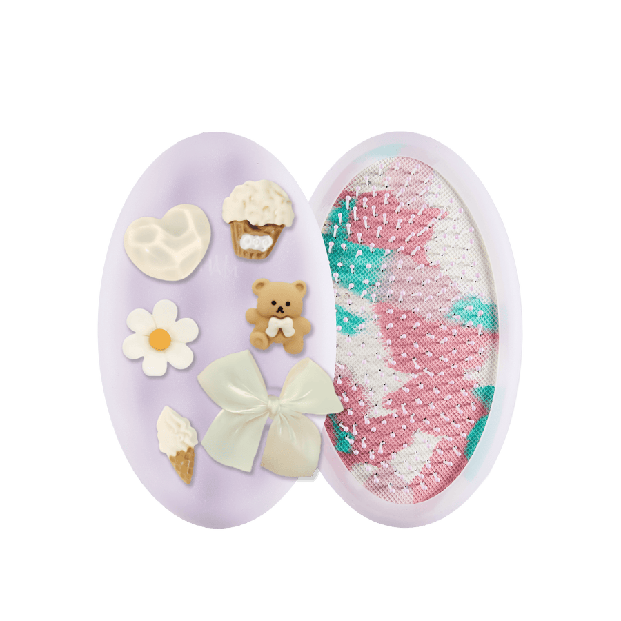 HAUM 隨行造型梳配梳扣 Travel Comb Set (with 6 Charms)