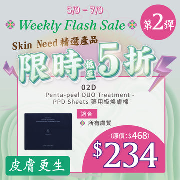 【MEGA Weekly flash】Penta-peel DUO Treatment – PPD Sheets