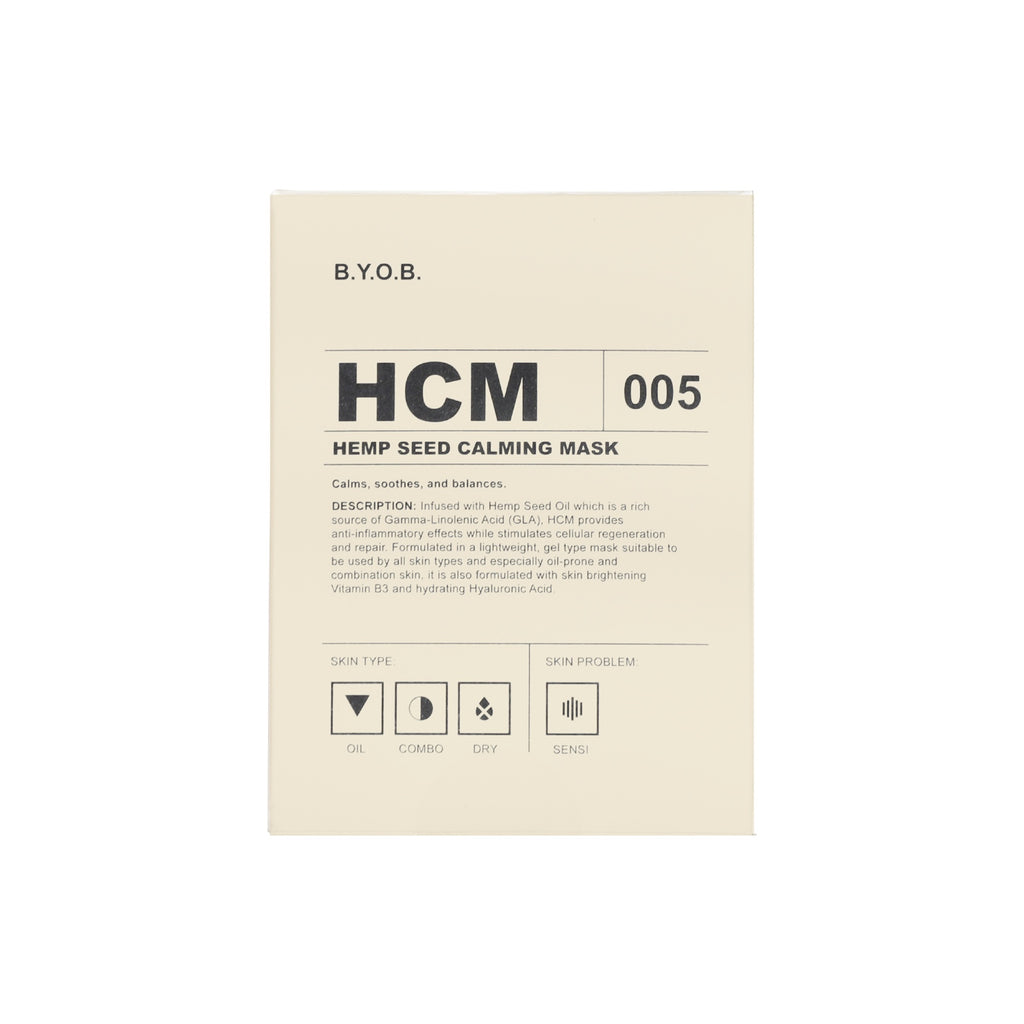BYOB HCM | Hemp Seed Calming Mask 大麻籽舒緩面膜 – Woke Up Like This